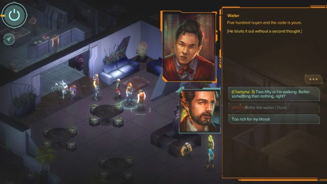 Porozmawiaj z kelnerem, dobrze jeśli posiadasz rozbudowaną charyzmę - Exit, Stage Left - zadanie główne | Repulse Bay M5 | Shadowrun Hong Kong - Shadowrun: Hong Kong - poradnik do gry