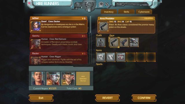 Przy wypadach na akcje zawsze masz możliwość doboru towarzyszy (max 3) - Przygotowanie do zadań | Porady i wskazówki | Shadowrun Hong Kong - Shadowrun: Hong Kong - poradnik do gry