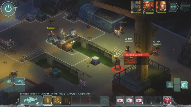 Twoja pierwsza walka - nie zapomnij, aby schować się za osłoną każdym członkiem drużyny - Hard Landing - zadanie główne | Docks M1 | Shadowrun Hong Kong - Shadowrun: Hong Kong - poradnik do gry