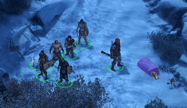 Ze skrytki na prawo od opuszczonego obozowiska zabierz totem myśliwego. - Przysługa dla łowcy (The hunters favour) - zadanie poboczne | Krzepa M1 - Pillars of Eternity: The White March Part I - poradnik do gry