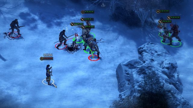 Podczas walki z grupą łowców niewolników uważaj na wrogie postacie dystansowe. - Natrętny gość (Overstaying his welcome) - zadanie poboczne | Krzepa M1 - Pillars of Eternity: The White March Part I - poradnik do gry