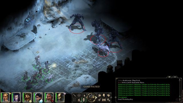 W kopalniach czeka cię kilka bardzo trudnych pojedynków, w tym jeden z grupą lodowych trolli. - Biała Kuźnia (The White Forge) - zadanie główne | Bateria Durgana M4 - Pillars of Eternity: The White March Part I - poradnik do gry