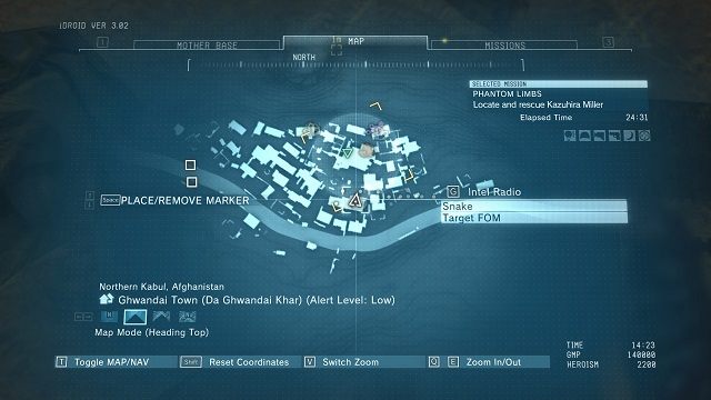 Lokalizacja diamentu. - Diamenty w miasteczku Ghwandai Town | Nieoszlifowane diamenty | MGS V - Metal Gear Solid V: The Phantom Pain - poradnik do gry