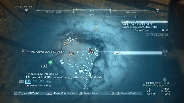 Lokalizacja diamentu. - Diamenty w ruinach Smasei Fort | Nieoszlifowane diamenty | MGS V - Metal Gear Solid V: The Phantom Pain - poradnik do gry