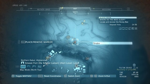 Lokalizacja diamentu. - Diamenty w ruinach Smasei Fort | Nieoszlifowane diamenty | MGS V - Metal Gear Solid V: The Phantom Pain - poradnik do gry