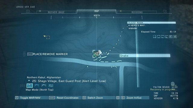 Lokalizacja 6 kasety. - Trudniejsze do zlokalizowania kasety | Kasety | MGS V - Metal Gear Solid V: The Phantom Pain - poradnik do gry