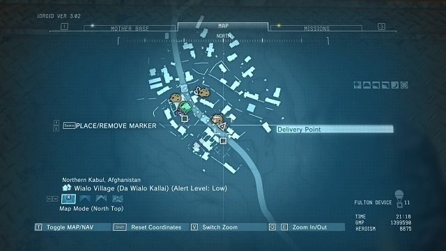 Lokalizacja punktu. - Punkty transportowe w Afganistanie | Punkty transportowe | MGS V - Metal Gear Solid V: The Phantom Pain - poradnik do gry