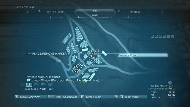 Lokalizacja punktu. - Punkty transportowe w Afganistanie | Punkty transportowe | MGS V - Metal Gear Solid V: The Phantom Pain - poradnik do gry