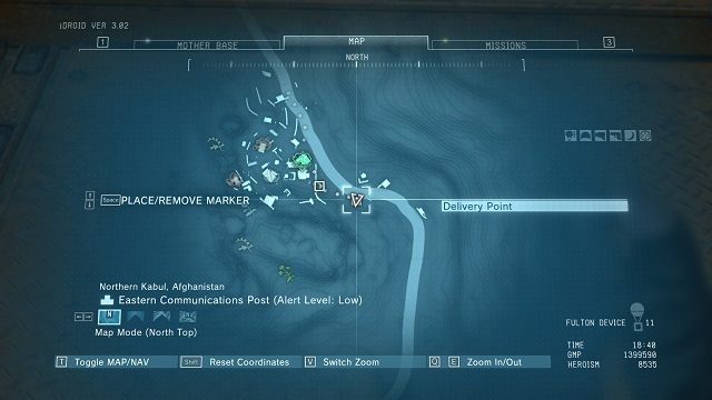 Lokalizacja punktu. - Punkty transportowe w Afganistanie | Punkty transportowe | MGS V - Metal Gear Solid V: The Phantom Pain - poradnik do gry