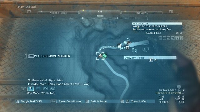 Lokalizacja punktu. - Punkty transportowe w Afganistanie | Punkty transportowe | MGS V - Metal Gear Solid V: The Phantom Pain - poradnik do gry