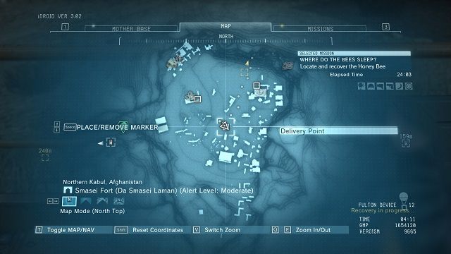 Lokalizacja punktu. - Punkty transportowe w Afganistanie | Punkty transportowe | MGS V - Metal Gear Solid V: The Phantom Pain - poradnik do gry