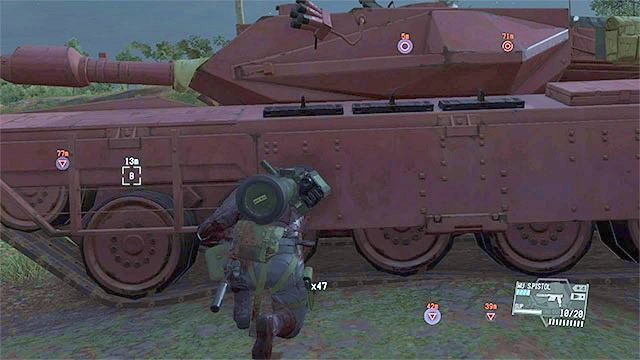 Fultonuj czołg po tym jak zlikwidujesz snajperów i dopiero pod koniec misji zestrzel śmigłowiec - Opisy misji (Side-Ops) 121-130 | Poboczne misje | Solucja Metal Gear Solid V - Metal Gear Solid V: The Phantom Pain - poradnik do gry