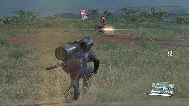 Do zneutralizowania są m.in. dwa czołgi - najlepiej je odesłać balonem do Bazy Matki - Opisy misji (Side-Ops) 121-130 | Poboczne misje | Solucja Metal Gear Solid V - Metal Gear Solid V: The Phantom Pain - poradnik do gry