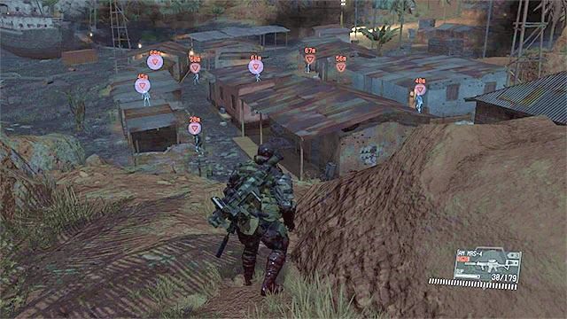 Dokonaj rekonesansu ze wzgórza sąsiadującego z wioską - Opisy misji (Side-Ops) 141-150 | Poboczne misje | Solucja Metal Gear Solid V - Metal Gear Solid V: The Phantom Pain - poradnik do gry