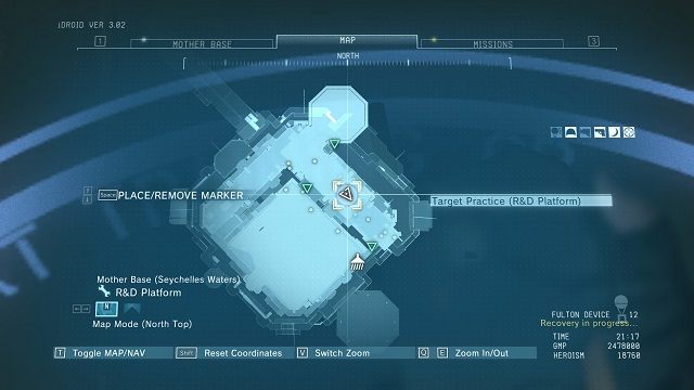 Obszar misji. - Opisy misji (Side-Ops) 151-157 | Poboczne misje | Solucja Metal Gear Solid V - Metal Gear Solid V: The Phantom Pain - poradnik do gry