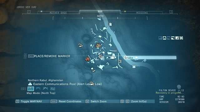 Przykładowa lokacja z dwoma plakatami - Typy plakatów | Plakaty | MGS V - Metal Gear Solid V: The Phantom Pain - poradnik do gry