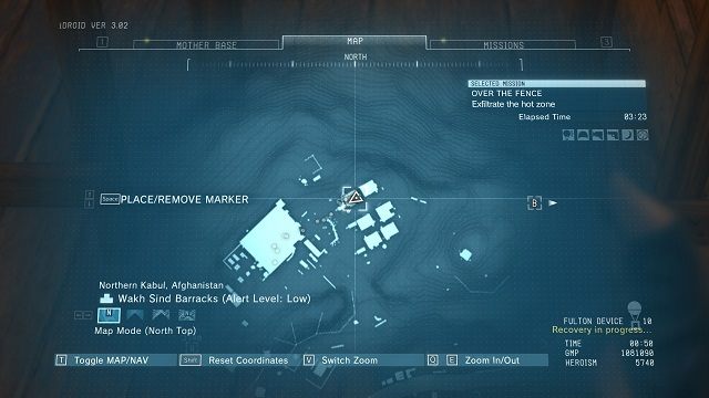 Lokalizacja planu UN-ARC. - Plany (Blueprints) | Podstawy | Solucja Metal Gear Solid V The Phantom Pain - Metal Gear Solid V: The Phantom Pain - poradnik do gry