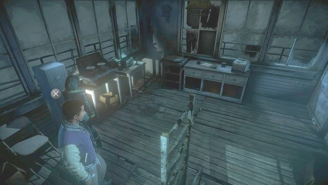 Szafka na wieży z zawierająca plakat - Until Dawn: Rozdział 6, wskazówki i totemy - lokalizacja - Until Dawn - poradnik do gry