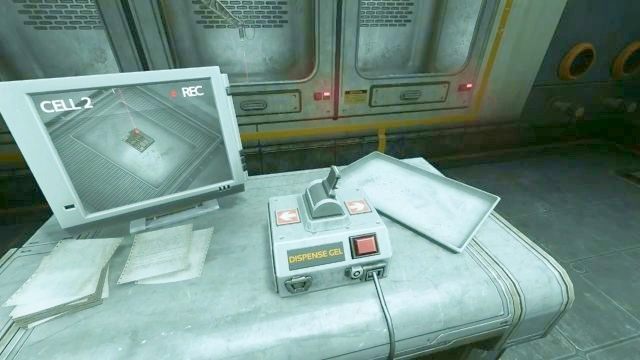 Wykorzystaj joystick, by nakierować laser. - 16 - Stacja Omicron | Opis przejścia SOMA - SOMA - poradnik do gry