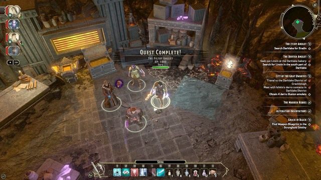 The Filthy Amulet - City of the Grey Dwarves - Zadanie główne | Forlorn Cliffs / Darklake District M11 - Sword Coast Legends - poradnik do gry