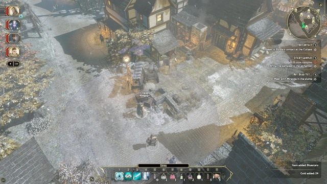 Po przybyciu do dzielnicy kupieckiej Luskan, warto rozejrzeć się po otoczeniu (M5) - The Contact - zadanie główne | Market District/Slums M5 | Sword Coast Legends - Sword Coast Legends - poradnik do gry
