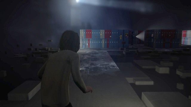 Po przejściu do kolejnej sekcji, będziesz mógł odszukać swoją szafkę - Life is Strange: Polarized, Rozdział 4 - solucja, opis przejścia - Life is Strange - poradnik do gry