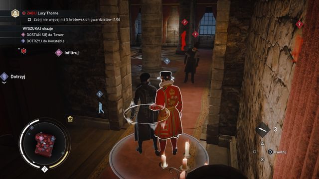 Ostrożnie mijaj przeciwników, szczególnie tych stojących w niewielkiej odległości od przejścia. - 05 - Cierń w boku | Solucja Assassins Creed Syndicate - Assassins Creed: Syndicate - poradnik do gry