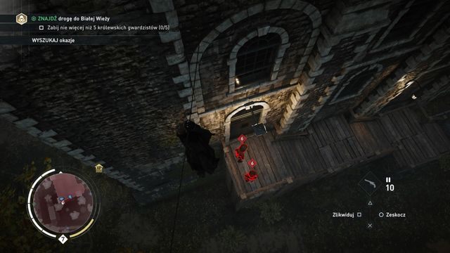Zjazd na lince umożliwi zabicie wartowników stojących przy wejściu do twierdzy. - 05 - Cierń w boku | Solucja Assassins Creed Syndicate - Assassins Creed: Syndicate - poradnik do gry