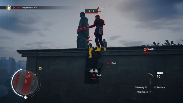 Wisząc na krawędzi możesz zrzucić na dół pobliskiego przeciwnika. - Atuty w Assassins Creed Syndicate - Assassins Creed: Syndicate - poradnik do gry