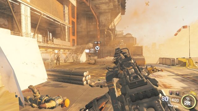 Strzelanina na koniec misji - 09 - Zamek z piasku | Opis przejścia w Enemy Front - Call of Duty: Black Ops III - poradnik do gry