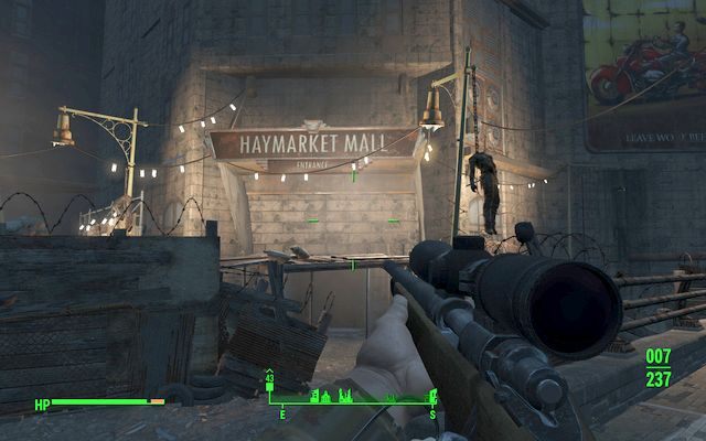 Wejście do Haymarket Mall - Wiatrowskaz | Solucja Fallout 4 - Fallout 4 - poradnik do gry