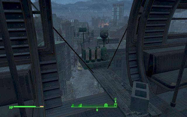 Zamontowany czujnik wewnątrz wagonu - Wiatrowskaz | Solucja Fallout 4 - Fallout 4 - poradnik do gry