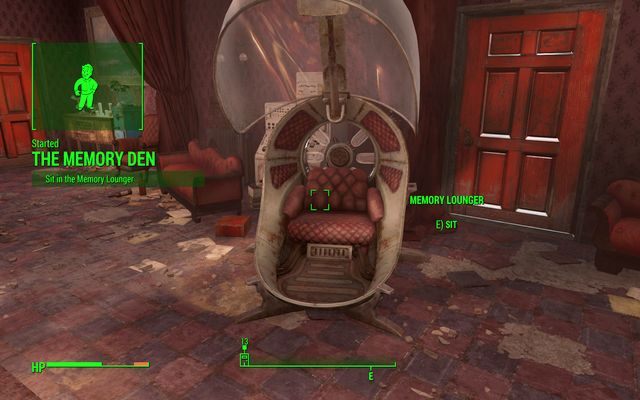 Usiądź w otwartym fotelu - Zakamarek pamięci | Solucja Fallout 4 - Fallout 4 - poradnik do gry