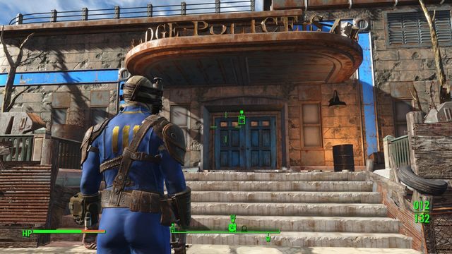 Jeśli jesteś gotowy wykonać kolejne zadanie dla Bractwa Stali wejdź do Posterunku Policji w Cambridge. - Do broni! | Zadania frakcji Bractwa Stali | Solucja Fallout 4 - Fallout 4 - poradnik do gry