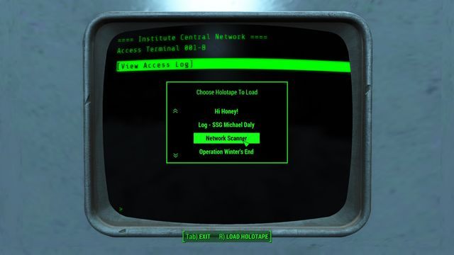 Po teleportacji wejdź do pierwszego pomieszczenia i podejdź do dużego komputera - Sieć informacji | Zadania frakcji Bractwa Stali | Solucja Fallout 4 - Fallout 4 - poradnik do gry
