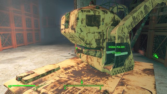 Emiter alarmowy umieść na wózku pośrodku magazynu - Powrót do służby | Zadania frakcji Bractwa Stali | Solucja Fallout 4 - Fallout 4 - poradnik do gry