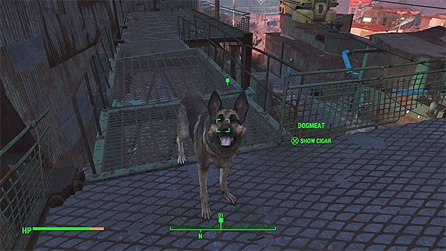 Podejdź do psa i pokaż mu odnalezione cygaro - W pogoni za tropem | Główny wątek fabularny Fallout 4 - Fallout 4 - poradnik do gry