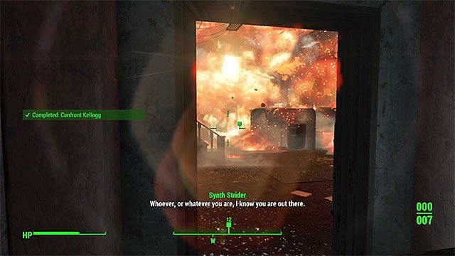 Możesz zaatakować Kellogga bez odbywania z nim rozmowy - Dawni znajomi | Główny wątek fabularny - Fallout 4 - poradnik do gry