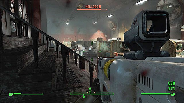 Kontynuuj ataki nawet wtedy gdy Kellogg skorzysta ze Stealth Boya i załączy kamuflaż - Dawni znajomi | Główny wątek fabularny - Fallout 4 - poradnik do gry