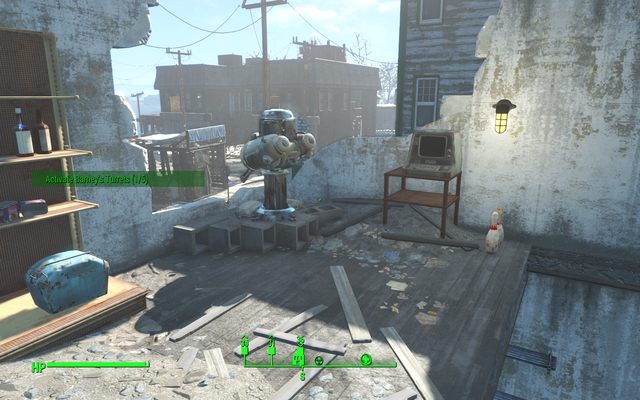 Aktywuj działka oznaczone na radarze za pomocą terminali znajdujących się obok nich - Aktywuj działka w mieście Salem (Dom rodziny Rooków) | Solucja Fallout 4 - Fallout 4 - poradnik do gry
