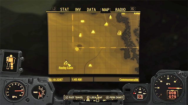 Zgodnie z wytycznymi udaj się na południowy-zachód od krateru - Morze Blasku | Główny wątek fabularny Fallout 4 - Fallout 4 - poradnik do gry