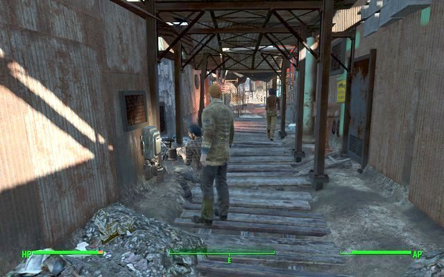 Miejsce podsłuchania rozmowy - Poziom molekularny - początek zadania | Główny wątek fabularny Fallout 4 - Fallout 4 - poradnik do gry