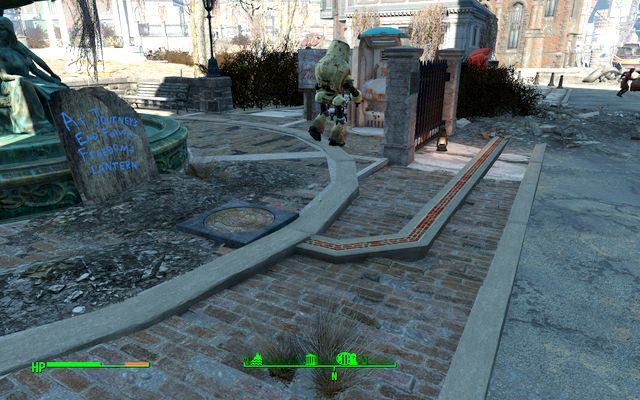 Miejsce rozpoczęcia drogi wolności - Poziom molekularny - początek zadania | Główny wątek fabularny Fallout 4 - Fallout 4 - poradnik do gry