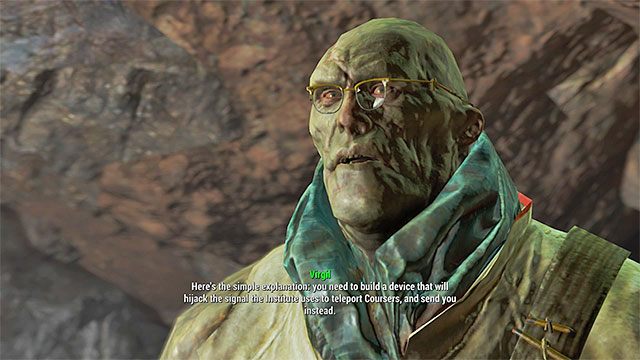 Spotkaj się ponownie z Virgilem - Poziom molekularny - początek zadania | Główny wątek fabularny Fallout 4 - Fallout 4 - poradnik do gry