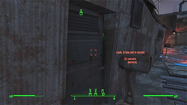Wejście do domu Sterlinga - Jak kamień w wodę - Nick Valentine | Zadania towarzyszy | Solucja Fallout 4 - Fallout 4 - poradnik do gry