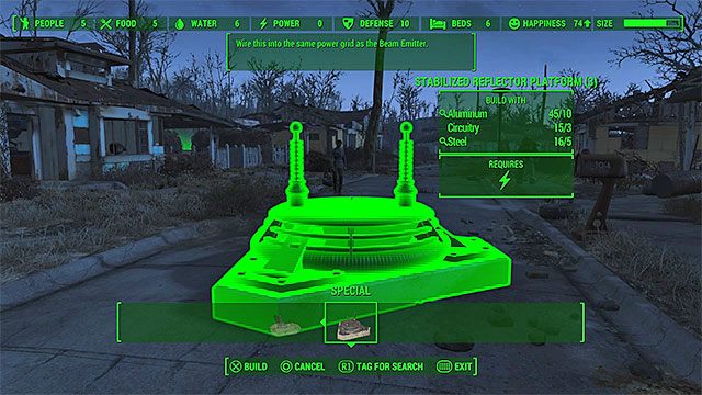 Przykładowe miejsce do postawienia platformy refleksyjnej - Poziom molekularny - skonstruowanie przechwytywacza sygnału (teleportera) | Główny wątek fabularny - Fallout 4 - poradnik do gry
