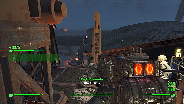 Pozbywaj się szybko tych wrogów, którzy przedrą się na górę - Ostatni lot Bractwa | Zadania frakcji Instytutu | Solucja Fallout 4 - Fallout 4 - poradnik do gry