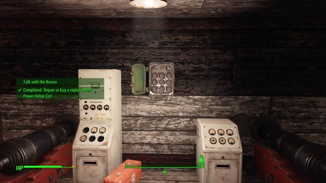 Jeśli nie dysponujesz tą statystyką to części zamienne musisz kupić - Ostatni Rejs USS Constitution (USS Constitution) | Solucja Fallout 4 - Fallout 4 - poradnik do gry