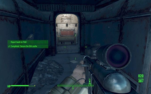Nie musisz walczyć ze wszystkimi napotykanymi przeciwnikami, gdyż Twoim nadrzędnym zadaniem jest dotarcie do ukrytego składu - Bingo | Solucja Fallout 4 - Fallout 4 - poradnik do gry
