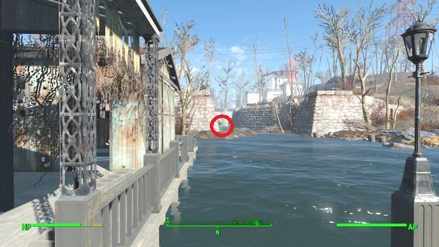 To bardzo mała lokacja, na którą składa się jedynie pojedynczy dom - Hangar dla łodzi Taffington | Malden - Sektor 2 | Mapy Fallout 4 - Fallout 4 - poradnik do gry